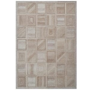 0jrgAWz.jpg Handmade Texture Wool Rug- 6430-Natural Mix