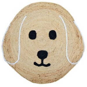 KEDUFY1141NAT100100 Modern Kids Jute Rug-Duffy 1141-Natural