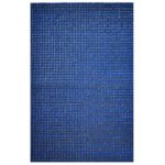 Brushed Rubber Doormat-Acupuncture-020-Blue