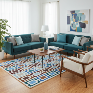 Handmade Alliance Wool Rug-6435-Multi