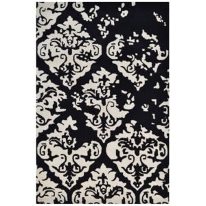 gWnTu8R.jpg DesignerHandmadeWoolRug-Erase6420-Black/Cream