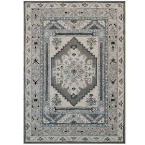 htlyon6312silvcrm_8.jpg Handmade Lyon Wool Rug-6312-Silver Cream
