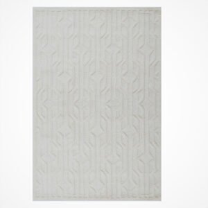 Contemporary Handwoven Wool Rug-Mavis 6371-Ivory