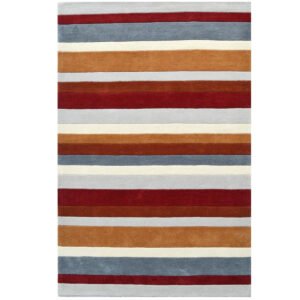 Designer Handmade Xylo Wool Rug-6295-Terracotta