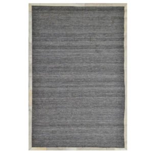 hwsign3636chrcrm.jpg Modern Handwoven Rug-Signature 3636-Charcoal/Cream