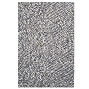 Handwoven Trendy Wool Rug-Jelly Bean-Grey